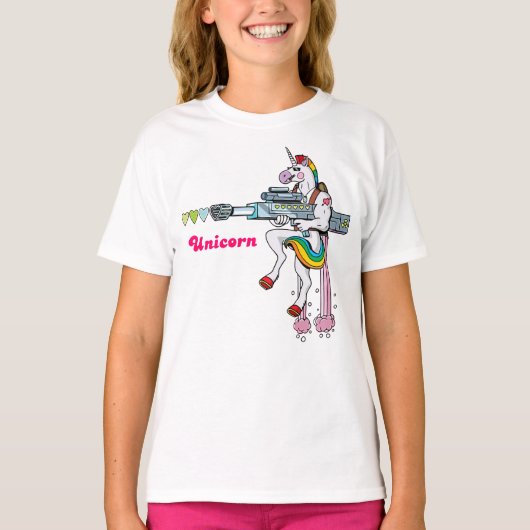 Unicorn Shirt Kids (Voorkant)