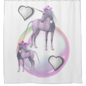 Unicorn Shower Curtain Douchegordijn (Voorkant)