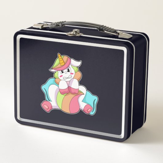 Unicorn Shy met Pillow (Voorkant)