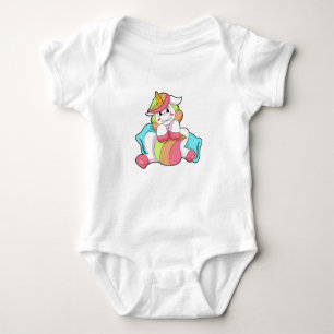 Unicorn Shy met Pillow Romper