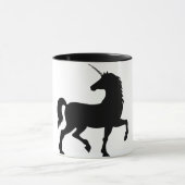 Unicorn Silhouette Fantasy Mok (Midden)