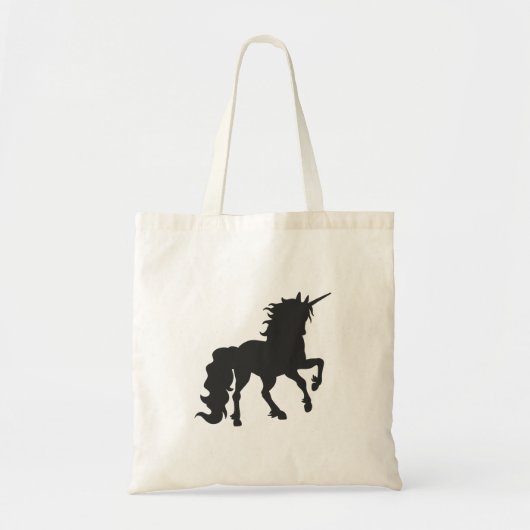 Unicorn silhouette - Kies achtergrondkleur Tote Bag (Voorkant)