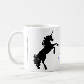 Unicorn Silhouette Koffiemok (Links)