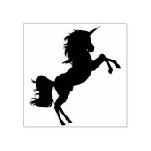 unicorn silhouette (kunstzegel) rubberstempel (Afrduk)
