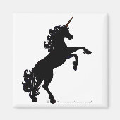 Unicorn Silhouette Magneet (Voorkant)