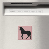 Unicorn Silhouette Magnet (Insitu (Vaatwasser))