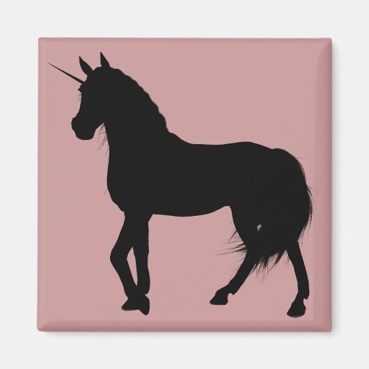 Unicorn Silhouette Magnet (Voorkant)