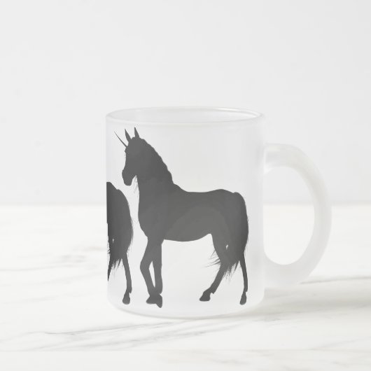 Unicorn Silhouette Mok (Rechts)
