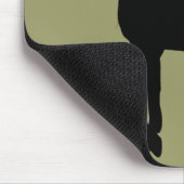 Unicorn Silhouette Mousepad Muismat (Hoek)