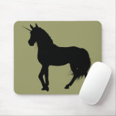 Unicorn Silhouette Mousepad Muismat (Met muis)