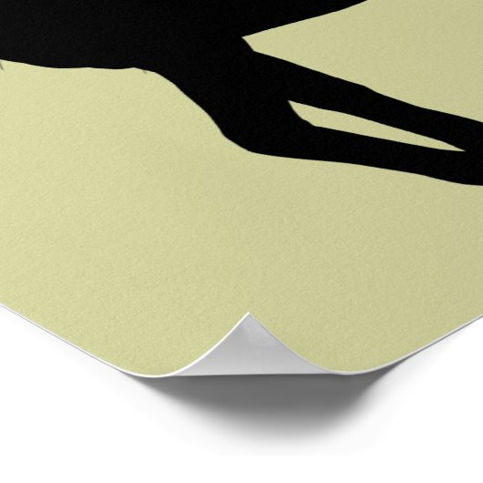 Unicorn Silhouette Print (Hoek)