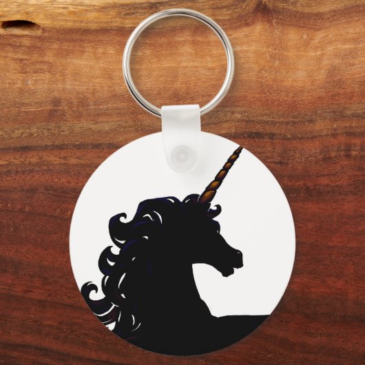Unicorn Silhouette Sleutelhanger (Voorkant)