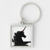 Unicorn Silhouette Sleutelhanger (Voorkant)