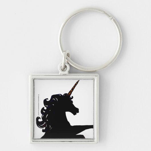 Unicorn Silhouette Sleutelhanger (Voorkant)