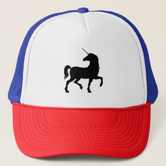 Unicorn Silhouette Trucker Pet (Voorkant)
