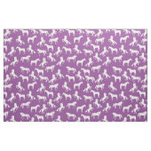 Unicorn Silhouettes Paars Stof (Fat Quarter)