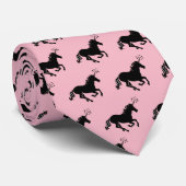 Unicorn Silhouettes Stropdas (Opgerold)