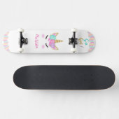 Unicorn Skateboard voor Meisje (Horizontaal)