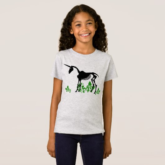 Unicorn Skeleton T-Shirt (Voorkant volledig)