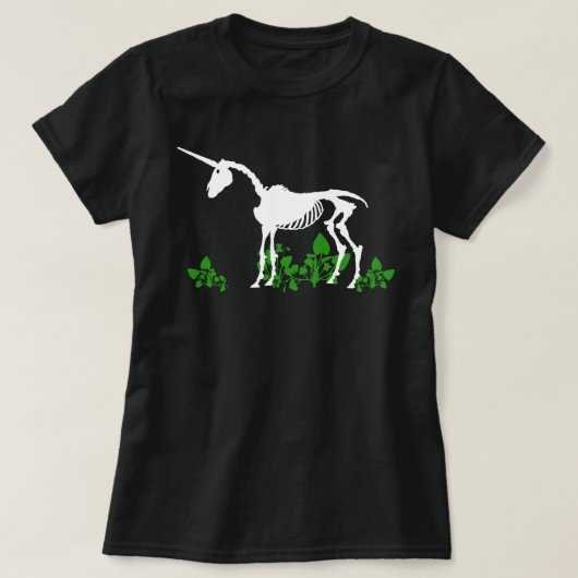 Unicorn Skeleton T-Shirt (Design voorkant)