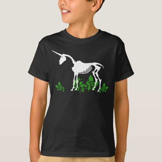 Unicorn Skeleton T-Shirt (Voorkant)