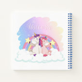 Unicorn Sketchbook Notitieboek (Achterkant)