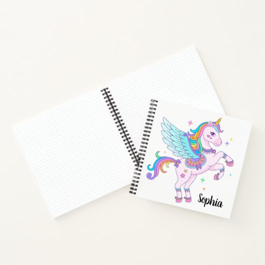 Unicorn Sketchbook Notitieboek (Binnen)