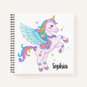Unicorn Sketchbook Notitieboek (Voorkant)