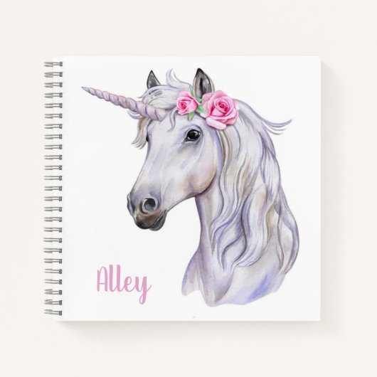Unicorn Sketchbook Notitieboek (Voorkant)