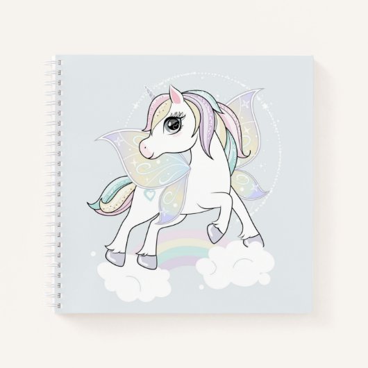 Unicorn Sketchbook Notitieboek (Voorkant)