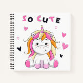 Unicorn Sketchbook Notitieboek (Voorkant)