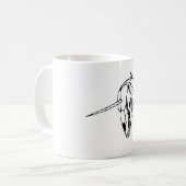 Unicorn Skull Koffiemok (Voorkant links)
