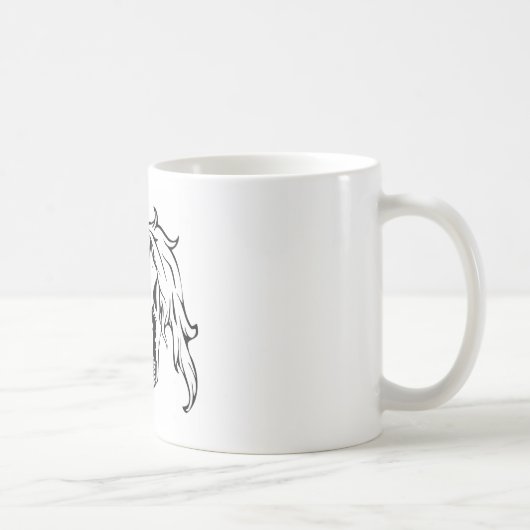 Unicorn Skull Koffiemok (Rechts)