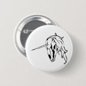 Unicorn Skull Ronde Button 5,7 Cm (Voorkant /achterkant)