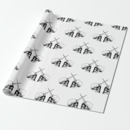 UNICORN SKULL WRAPS CADEAUPAPIER