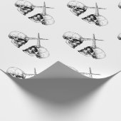 UNICORN SKULL WRAPS CADEAUPAPIER (Hoek)