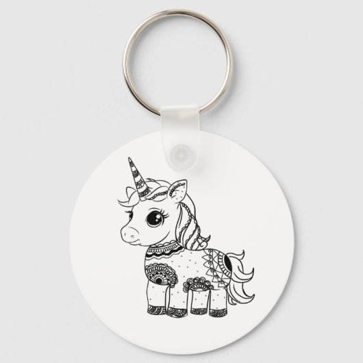 Unicorn Sleutelhanger (Voorkant)