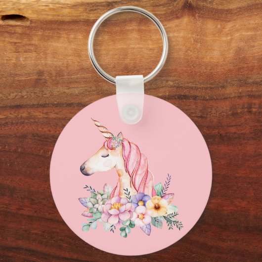 Unicorn Sleutelhanger (Achterkant)