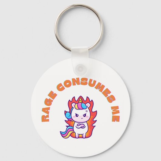 Unicorn Sleutelhanger (Achterkant)