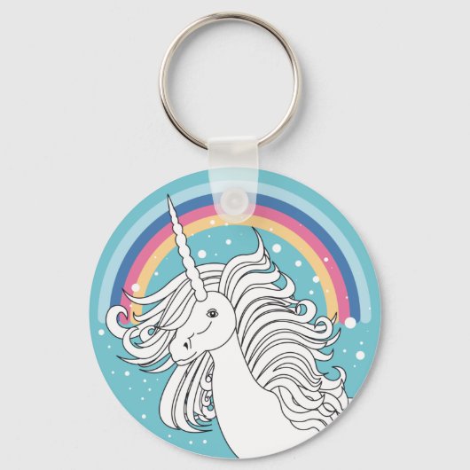 UNICORN SLEUTELHANGER BLUE (Voorkant)