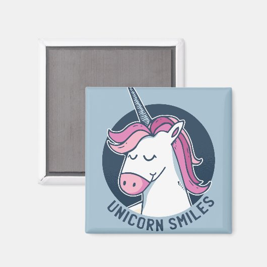 Unicorn Smile Magneet (Voorkant / Achterkant)