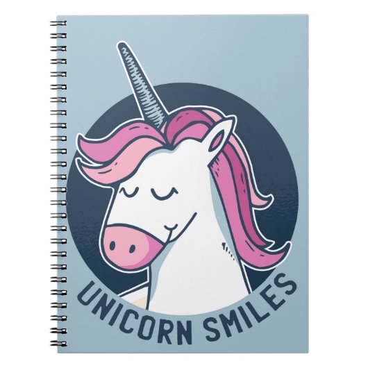 Unicorn Smile Notitieboek (Voorkant)