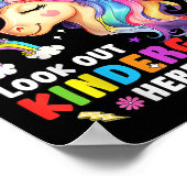 Unicorn So Long Pre K Graduation Kindergarten Here Poster (Hoek)