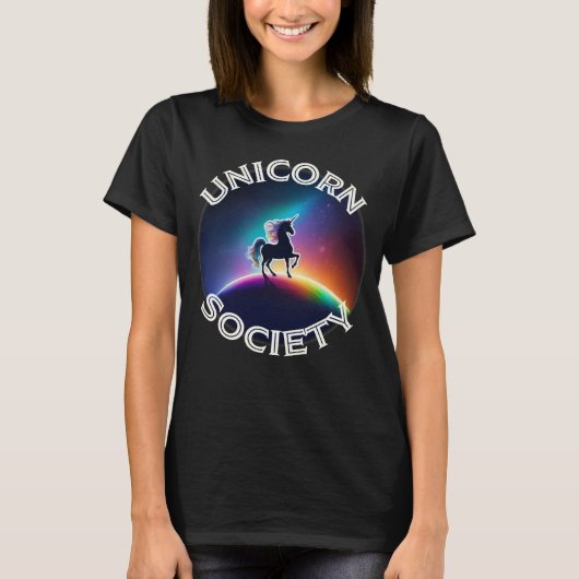 Unicorn Society Vrouwen T-shirt (Voorkant)