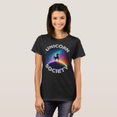 Unicorn Society Vrouwen T-shirt (Voorkant volledig)