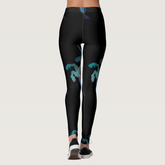Unicorn Space Pattern Leggings (Achterkant)