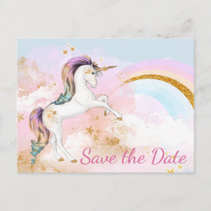Unicorn sparen de Briefkaarten van de Datum