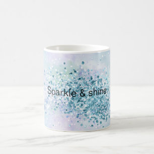 Unicorn Sparkle Aqua Confetti Koffiemok
