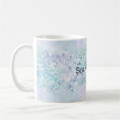 Unicorn Sparkle Aqua Confetti Koffiemok (Links)