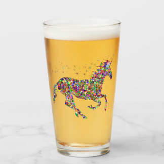 Unicorn Sparkle Glass Glas
